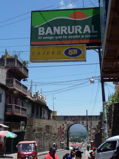 Stadttor in Chichicastenango