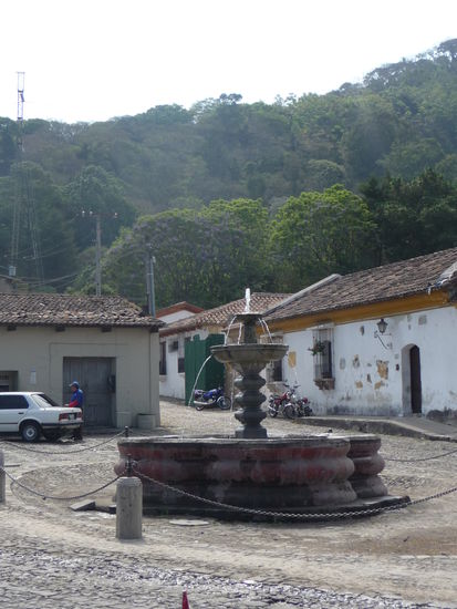 Brunnen an der Kirche Concepcion