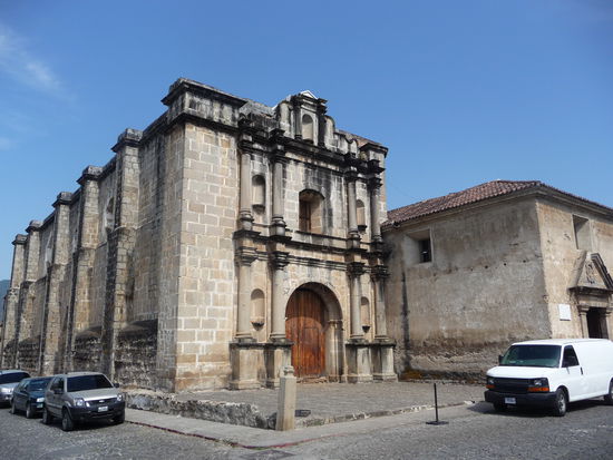 Kirche Capuchinas ist eines der elegantesten Klöster in Antigua und wurde erst 1725 durch spanische Nonnen gegründet.