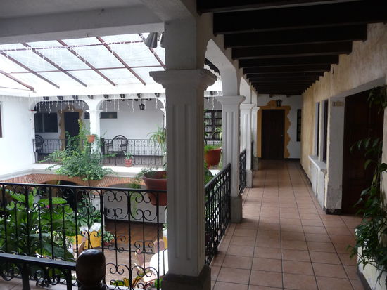 Die Zimmer der oberen Etage