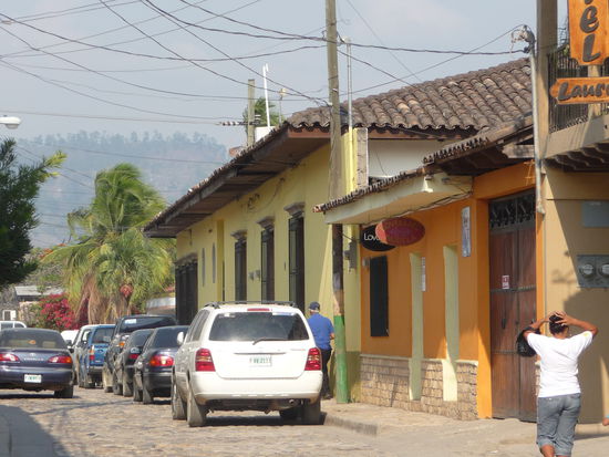 Seitenstraße in Copan
