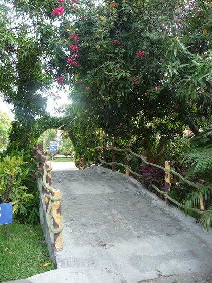 Garten der Hotelanlage