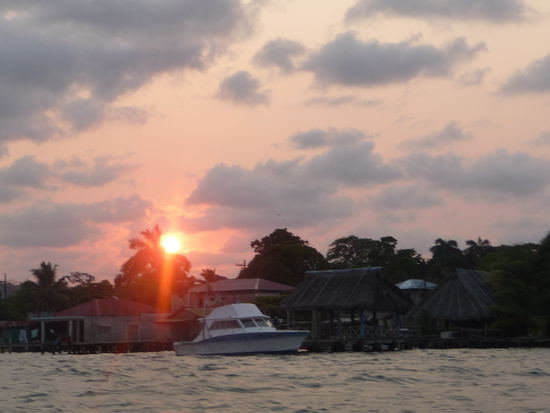 Sonnenuntergang in Livingston