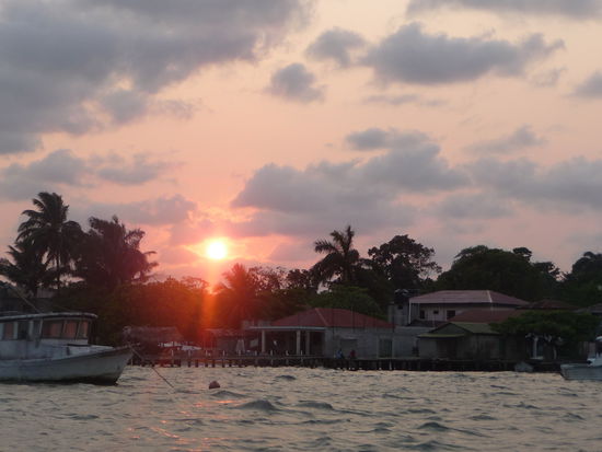 Sonnenuntergang in Livingston