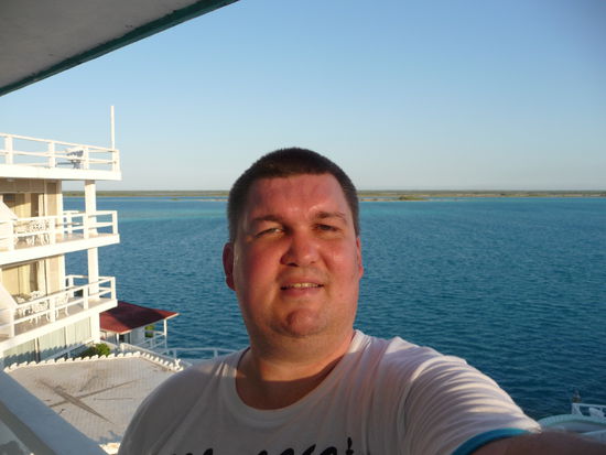 Ich auf meinem Balkon