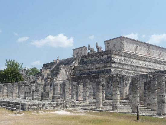 Kriegertempel - auch dieser darf nicht mehr betreten werden