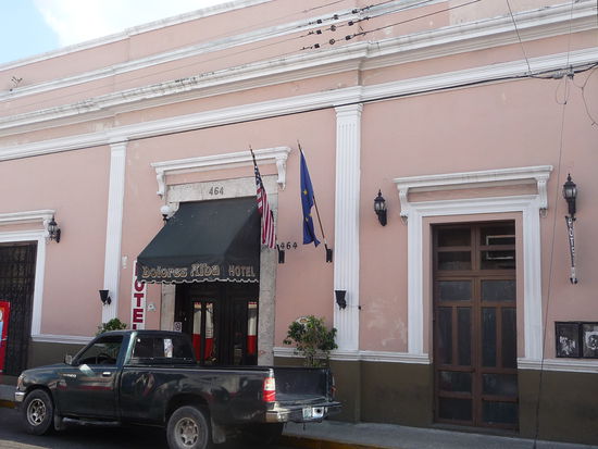 Hoteleingang in Merida