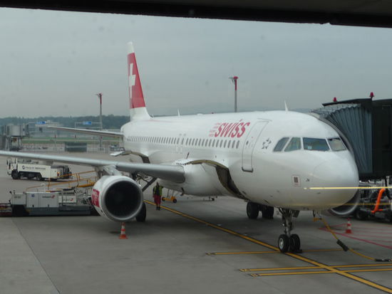 Meine Maschine ein A 320 ist hier gerade aus Berlin gelandet
