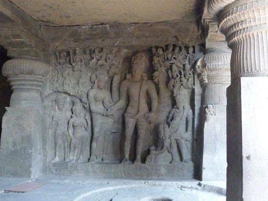 Hindu Tempel 29  Marriage of Shiva Parvati