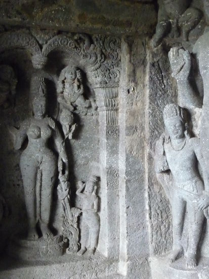 Buddhistische Höhle 6 Sculptura of Tara