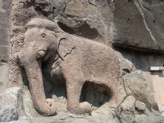 Unterwegs an den Ajanta Höhlen