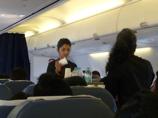 An Bord von Jet Airways