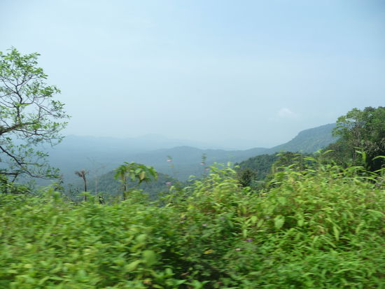 Eindrücke während der Fahrt nach Badami