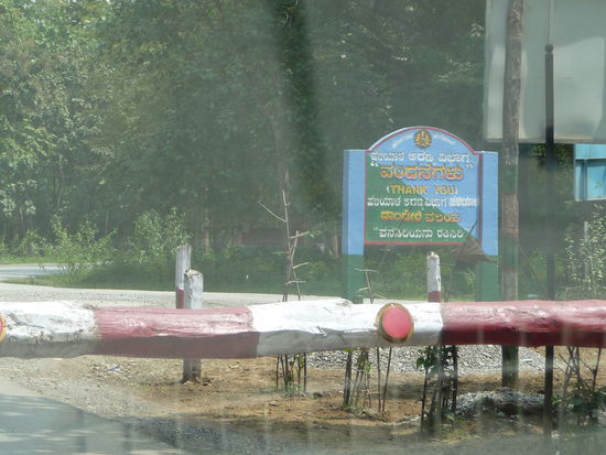 Eindrücke während der Fahrt nach Badami