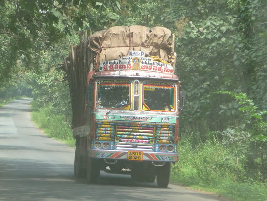 Eindrücke während der Fahrt nach Badami