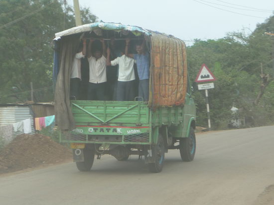 Eindrücke während der Fahrt nach Badami