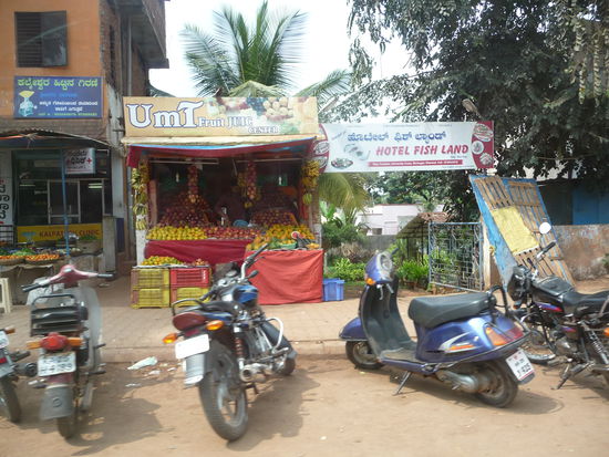 Eindrücke während der Fahrt nach Badami