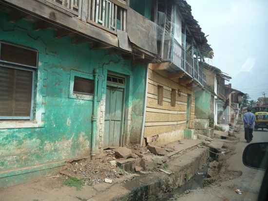 Häuser in einen der Dörfer die wir durchfuhren