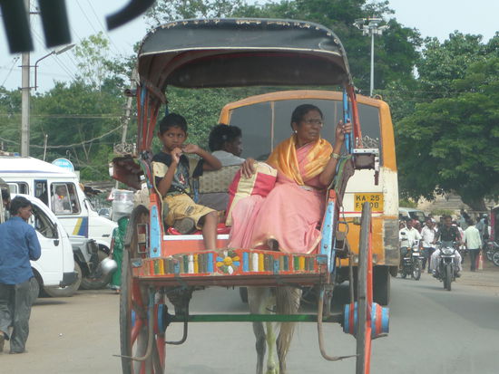 Transport mit Ochsenkaren