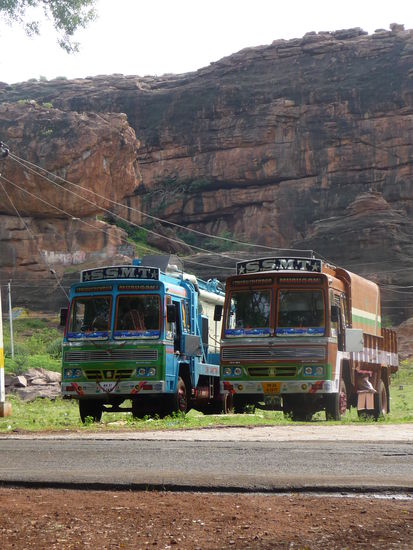 Wir haben unser Ziel in Badami erreicht