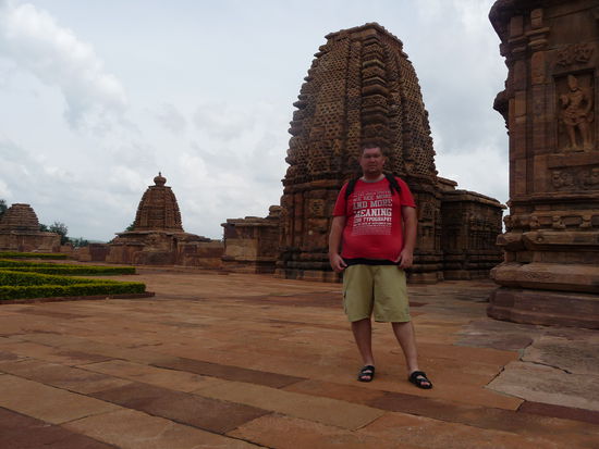 Ich in der Tempelanlage von Pattadakal