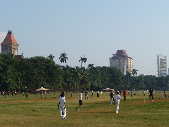 Cricketspieler in Mumbai