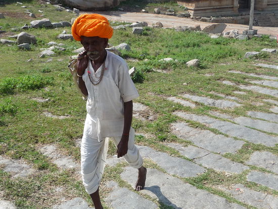 Pilger in Hampi