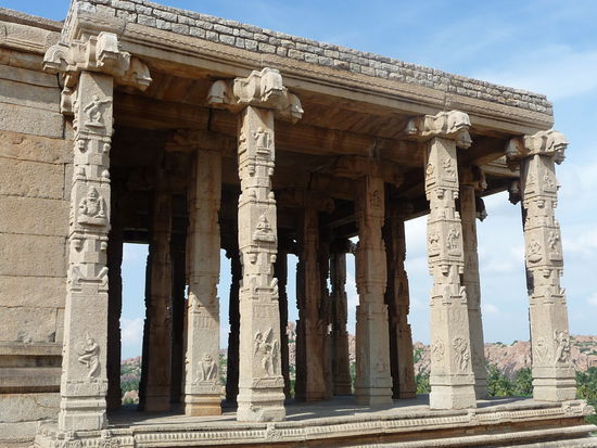 Tempel am Hampi Bazaar