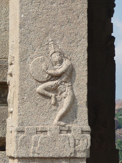 Tempel am Hampi Bazaar