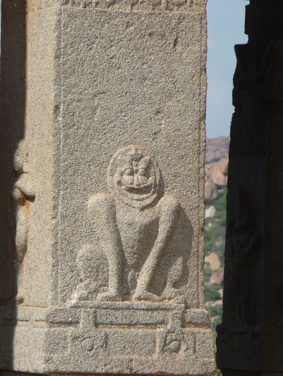Tempel am Hampi Bazaar
