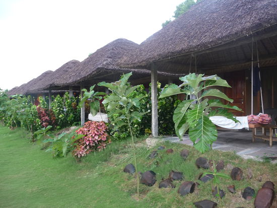 Die Wohn und Schlafstätten der Hotelanlage