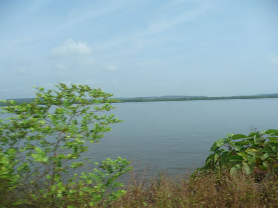 Mandovi Fluß auf den Weg nach Old Goa