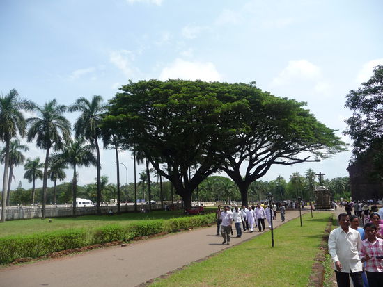 Auf den Weg zur Basilika Bon Jesus