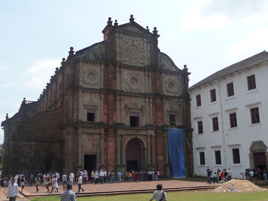 Basilika Bon Jesus berühmteste Kirche in Old Goa und Grabstätte des heiligen Franziskus Xavier