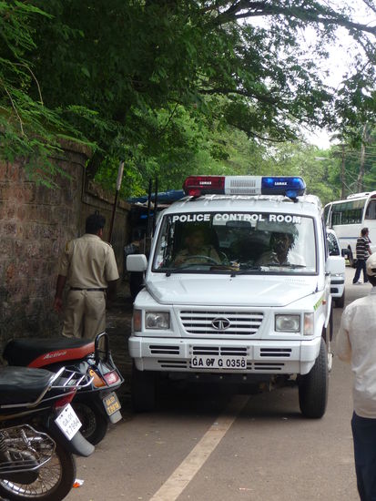 Polizei in Old Goa