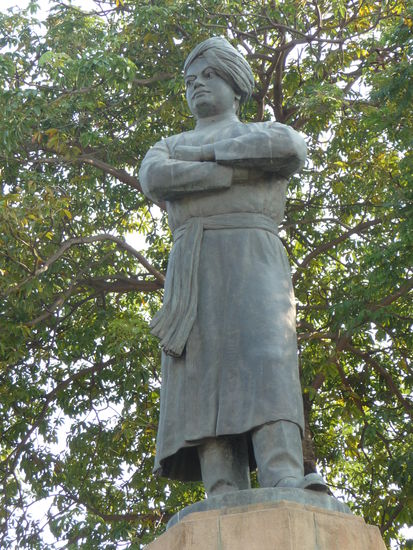 Denkmal des Hindu Reformers Swami Vivekananda am Gateway of India