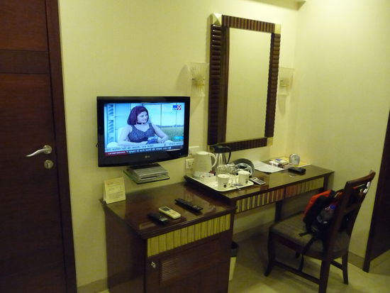 Mein Zimmer mit Flachbild TV und Klimaanlage