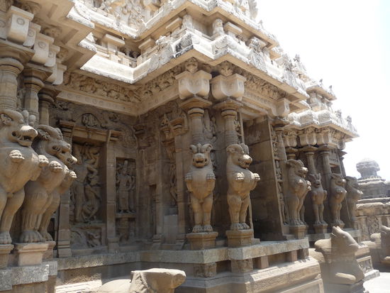 Kailashanatha Tempel in Kanchipuram