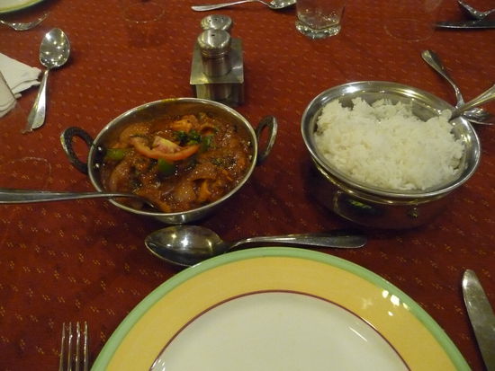 Chicken Tomaten Reis 280 Rupie = 4 Euro