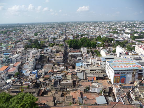 Blick über die Stadt vom Rock Fort