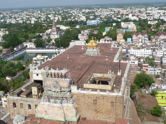 Blick über die Stadt vom Rock Fort
