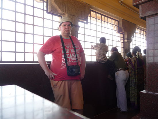 Ich ganz oben im Rock Fort Tempel