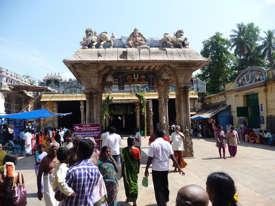 Innerhalb der Tempelanlage