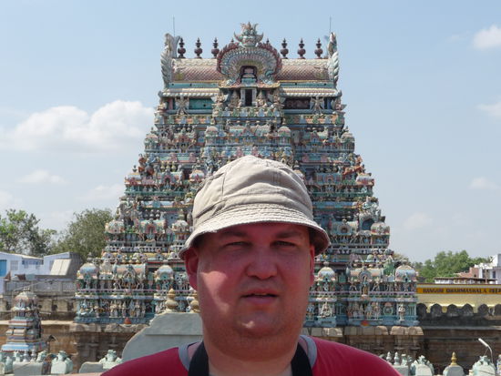 Ich im Sri Ranganatha Swami Tempel