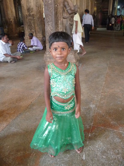 Kleines indisches Mädchen