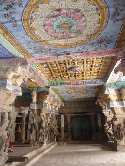 Im Gokarneshwara Tempel von Pudokkottai