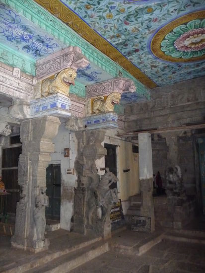 Im Gokarneshwara Tempel von Pudokkottai