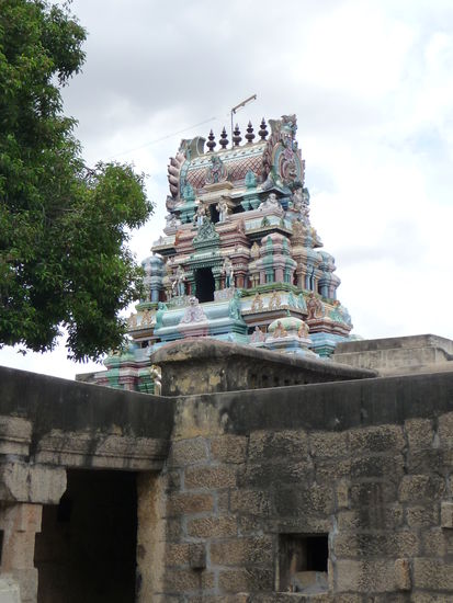 Im Gokarneshwara Tempel von Pudokkottai