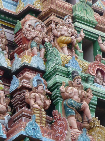 Im Gokarneshwara Tempel von Pudokkottai