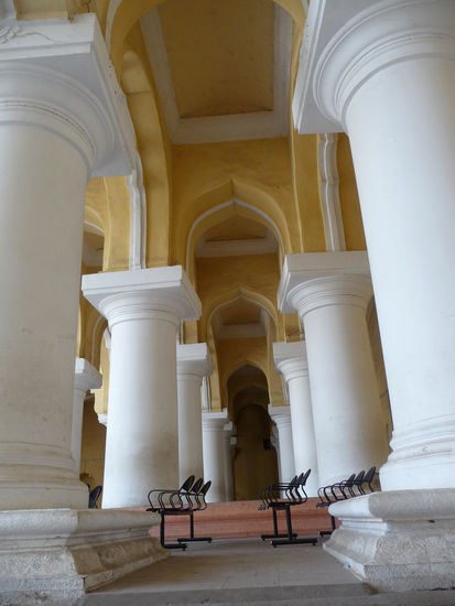Säulengänge im Nayak Palast